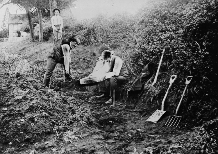 Excavación en Piltdown